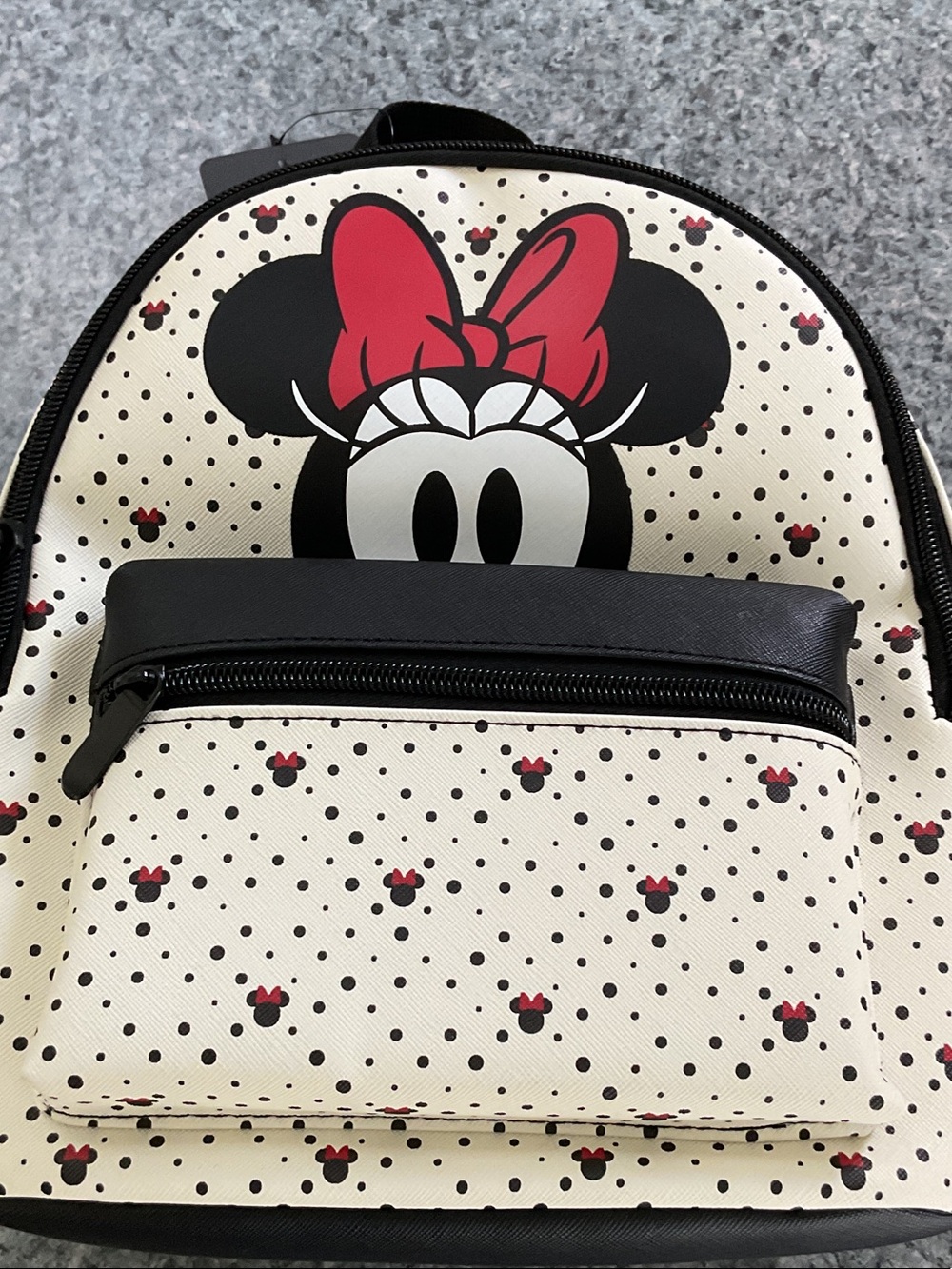 Disney Minnie Mouse mini backpack. Peek-a-boo. New!